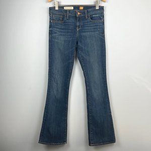 Pilcro Anthropologie Classic Casual Medium Wash Light Distress Jeans 29